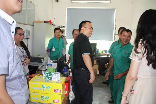 欧博最新欧博(中国)进行高温慰问活动